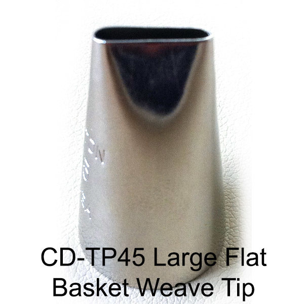 Large Flat Basket Weave Tip