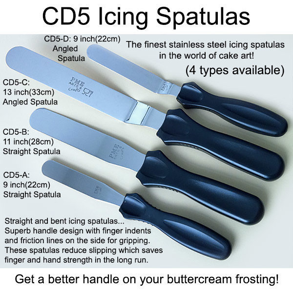 Premium Quality Angled + Straight Icing Cake Frosting Spatula Kitchen  Utensils