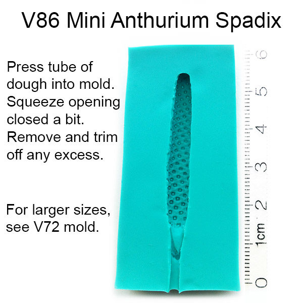 Mini Anthurium Spadix Mold