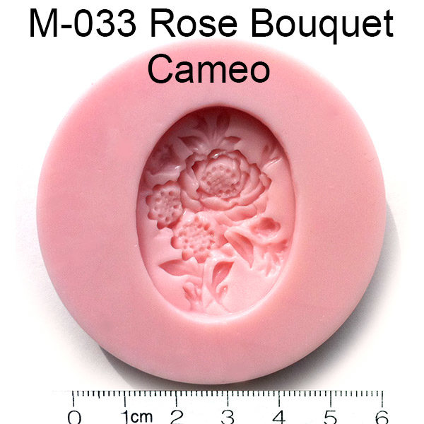 Rose Bouquet Cameo Mold