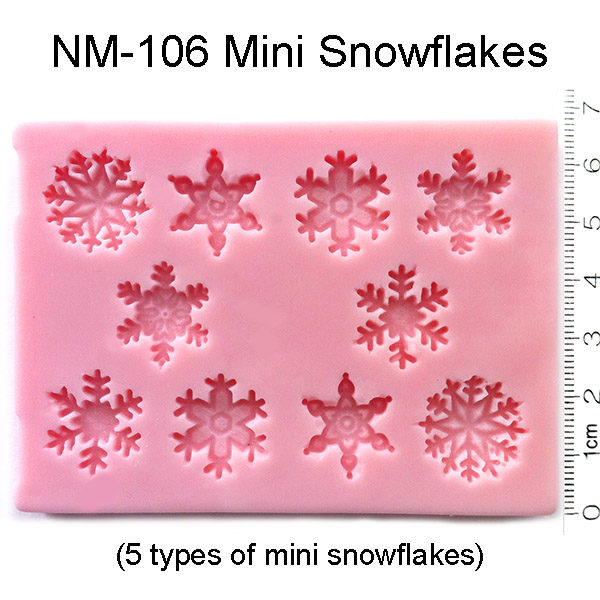 Snowflakes Mold – Mini – World of Sugar Art