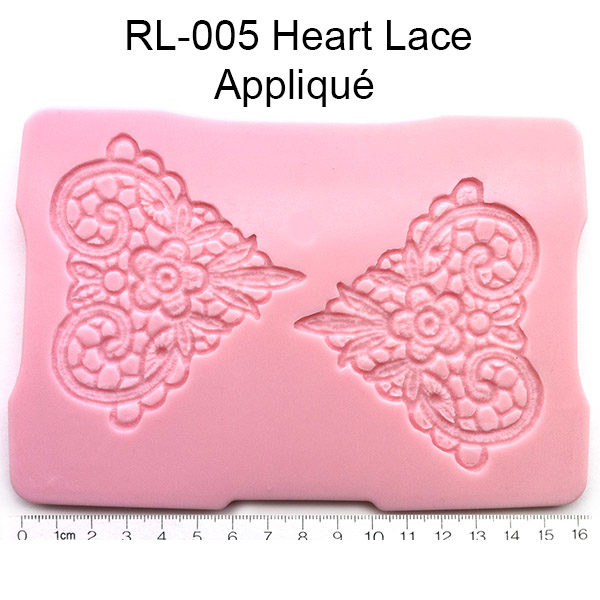Heart Lace Appliqué Mold