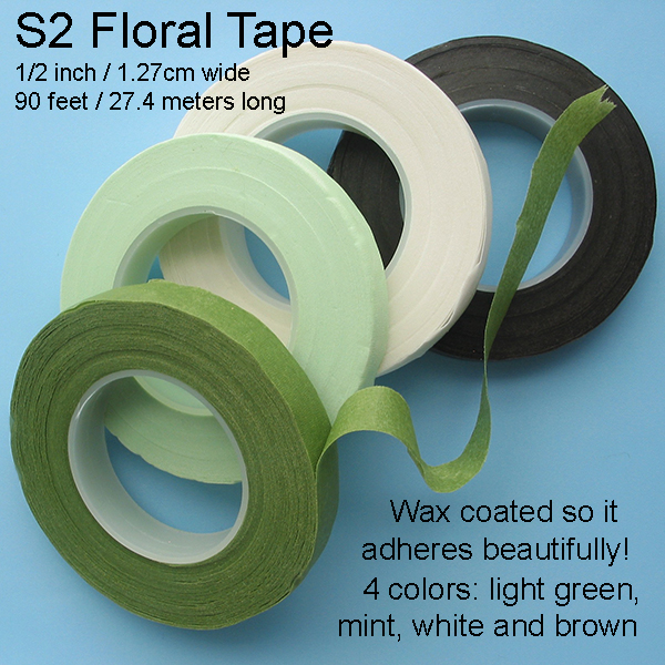 Floral Tape Paper 1.2 cm Wide - 25 Meters - Humboldt Haberdashery
