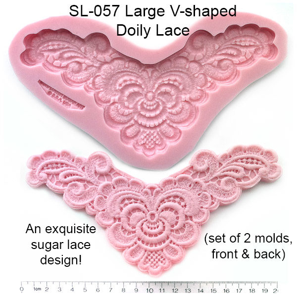 Large V-Shaped Dolly Lace