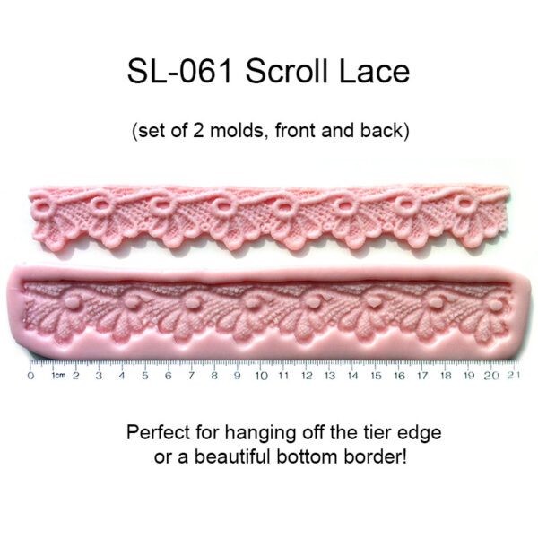 Belgian Scroll Lace Mold