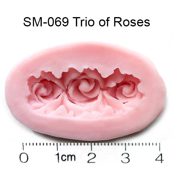 Trio of Roses Mold