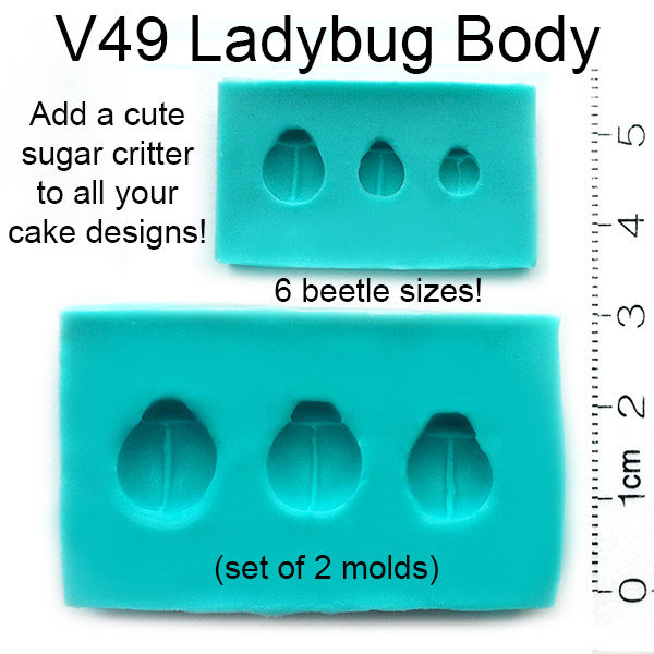 Ladybug Body Molds
