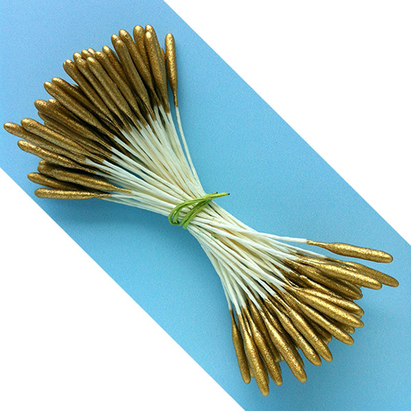 Long Gold Cattail Stamens